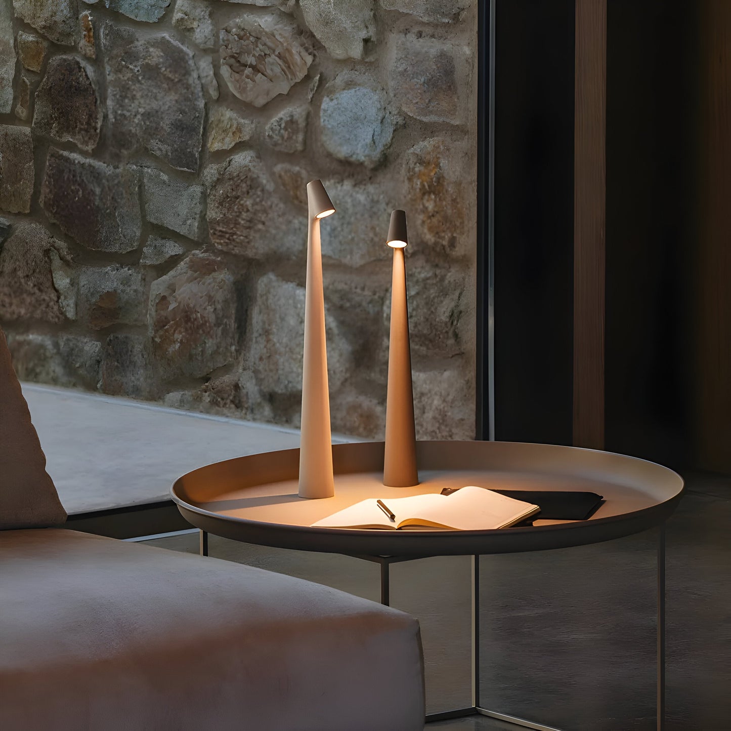 WhimsiGlow – Elegante Draadloze LED Lamp met Dimmer