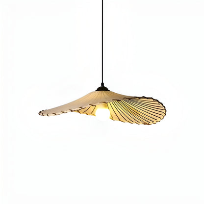 Hinari | Japanse hanglamp van wit textiel en natuurlijk hout