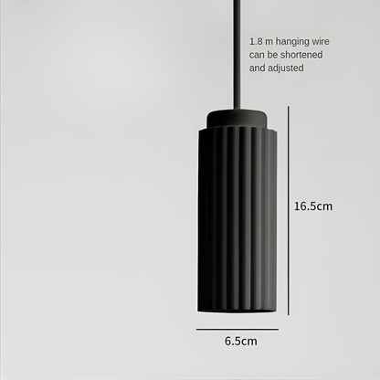 GlassoWave | Cilindrische ophanging van glas en metaal in Scandinavisch design