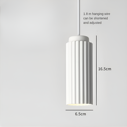 GlassoWave | Cilindrische ophanging van glas en metaal in Scandinavisch design