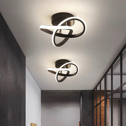 Luminairea | Moderne witte metalen LED-plafondlamp