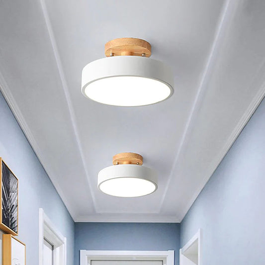 Colora | LED semi-inbouwplafondlamp met gekleurde afwerkingen