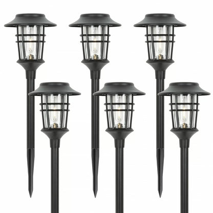 SolarTorch – Set van 6 Zonne Tuinfakkels