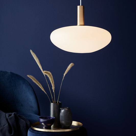 AuraBlown | Suspension Design en mondgeblazen glas – Ø35 cm