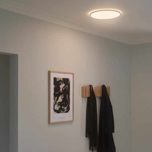FlatGlow | LED-plafondlamp extra plat met MoodMaker