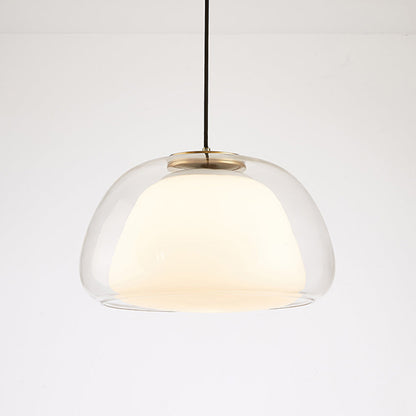 LacteaLuxe – Moderne hanglamp van melkglas
