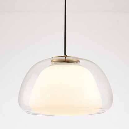 LacteaLuxe – Moderne hanglamp van melkglas