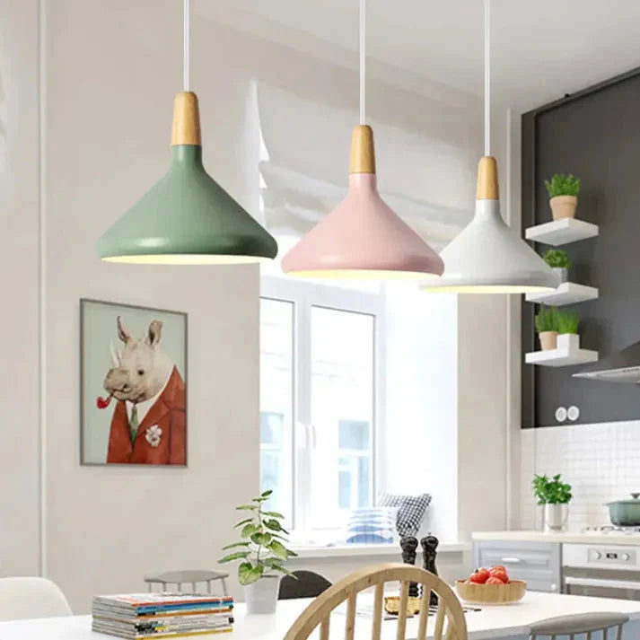CôneChic – Franse hanglamp met macaronontwerp