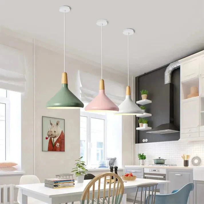 CôneChic – Franse hanglamp met macaronontwerp