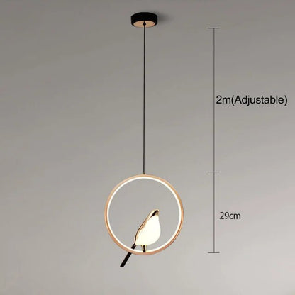 Ophangingsontwerp Sculpturaal Goudkleurig | LumiAile