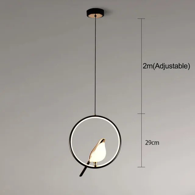 Ophangingsontwerp Sculpturaal Goudkleurig | LumiAile