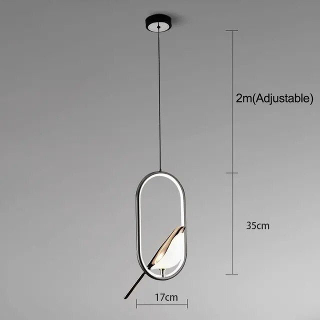 Ophangingsontwerp Sculpturaal Goudkleurig | LumiAile