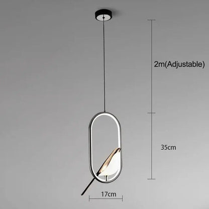Ophangingsontwerp Sculpturaal Goudkleurig | LumiAile