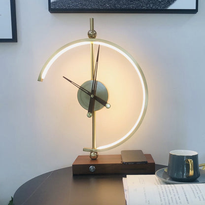 LuminaClock – LED Kloklamp met Draadloze Oplader