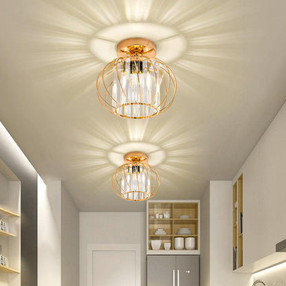 Glacera | Plafondlamp Glas & Metaal in Noordse Stijl
