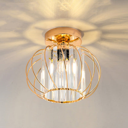 Glacera | Plafondlamp Glas & Metaal in Noordse Stijl