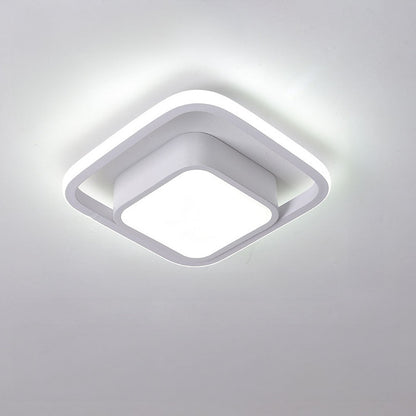 Dualo | Plafonnier LED Minimaliste à Double Anneau