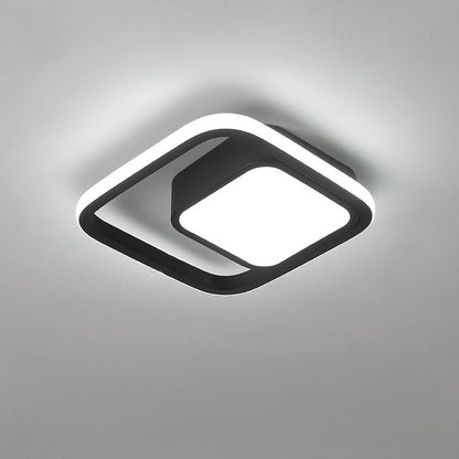 Dualo | Plafonnier LED Minimaliste à Double Anneau