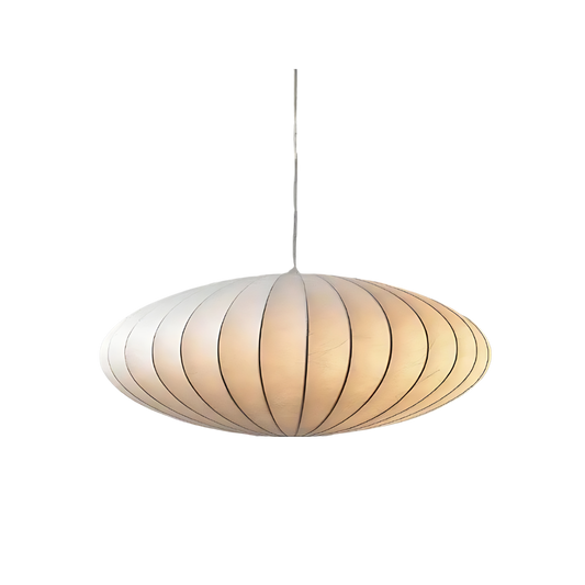 Silkure | Elegante plafondlamp van zijde en metaal
