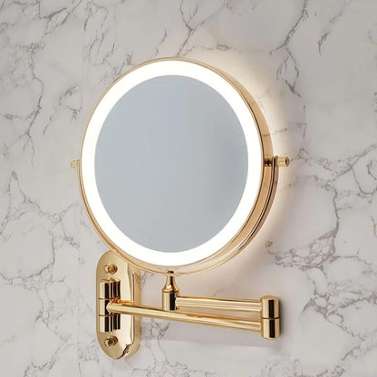 RadiantGaze – Oplaadbare LED Vergrotende Spiegel voor Make-up en Badkamer
