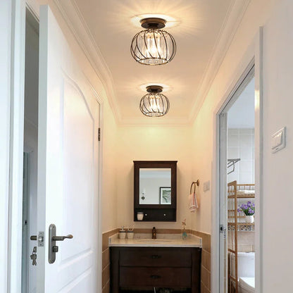 Glacera | Plafondlamp Glas & Metaal in Noordse Stijl