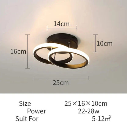 Luxenta | Moderne verstelbare LED-plafondlamp van aluminium