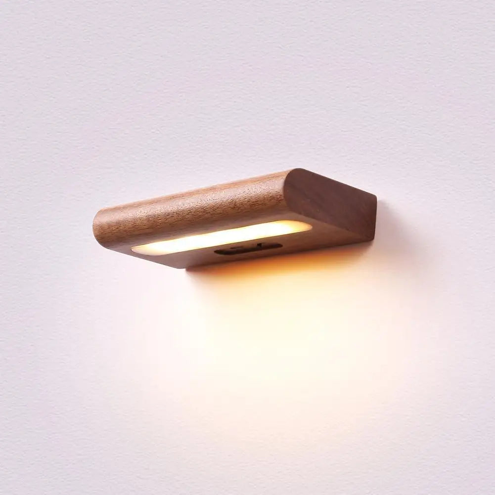 LumiBois – Oplaadbare Zonne-Wandlamp voor Buiten Sfeer