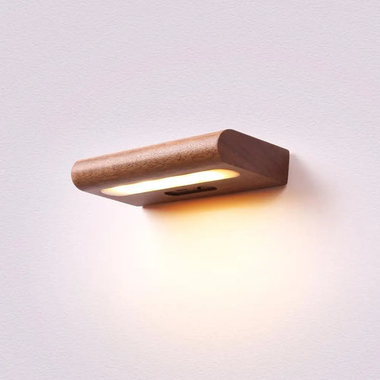 LumiBois – Oplaadbare Zonne-Wandlamp voor Buiten Sfeer