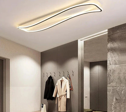 Heliava | Moderne LED-plafondlamp in gepolijst aluminium