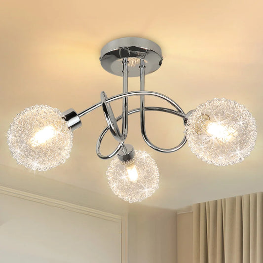Orbelya | Moderne plafondlamp met 3 glazen bollen