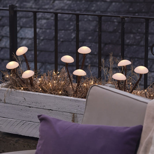 MUSHLOOM GLOW – Zonnelampenslinger met lichtgevende paddenstoelen