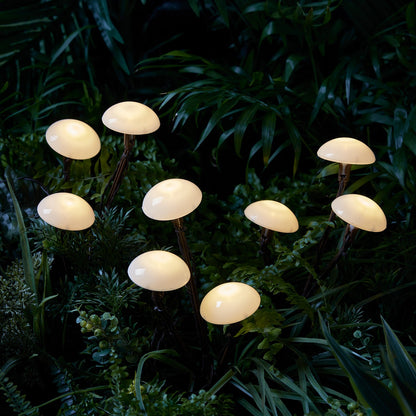 MUSHLOOM GLOW – Zonnelampenslinger met lichtgevende paddenstoelen