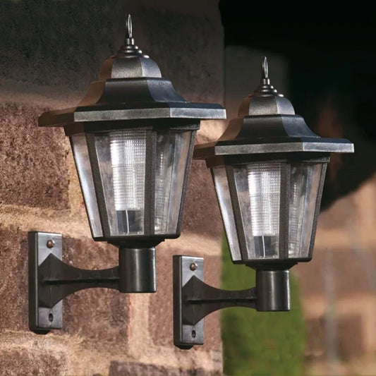 SolarTwist – Waterdichte Zonne Wandlamp voor Tuindecoratie