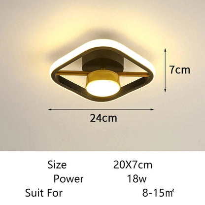 Luxenta | Moderne verstelbare LED-plafondlamp van aluminium