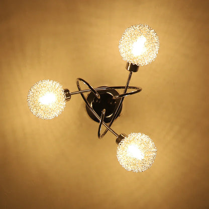 Orbelya | Moderne plafondlamp met 3 glazen bollen