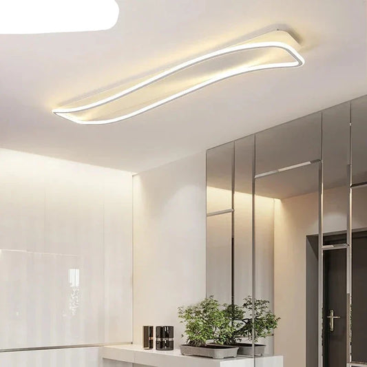 Heliava | Moderne LED-plafondlamp in gepolijst aluminium