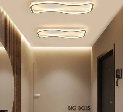 Heliava | Moderne LED-plafondlamp in gepolijst aluminium