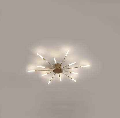 SpiraBright | LED Plafondlamp Noord-Europees met Vuurwerk Design