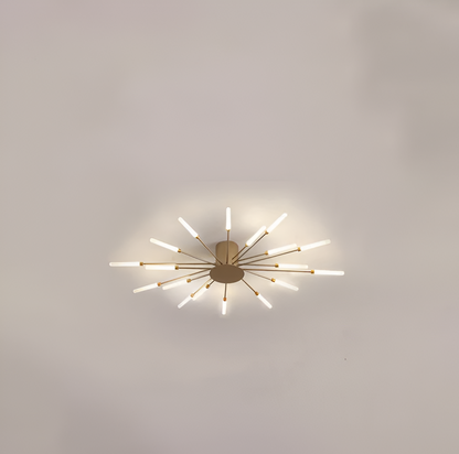 SpiraBright | LED Plafondlamp Noord-Europees met Vuurwerk Design