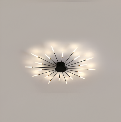 SpiraBright | LED Plafondlamp Noord-Europees met Vuurwerk Design