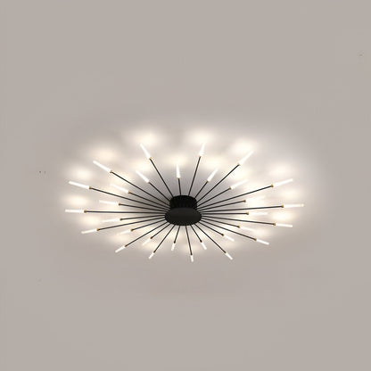 SpiraBright | LED Plafondlamp Noord-Europees met Vuurwerk Design