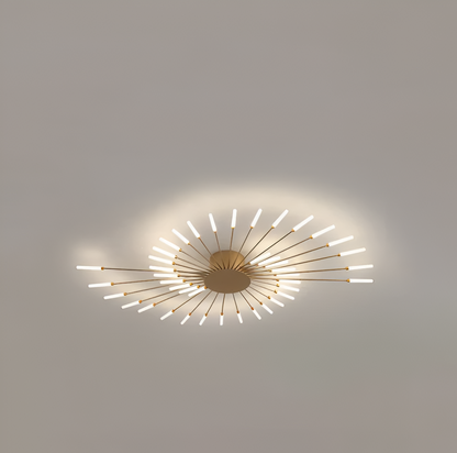 SpiraBright | LED Plafondlamp Noord-Europees met Vuurwerk Design