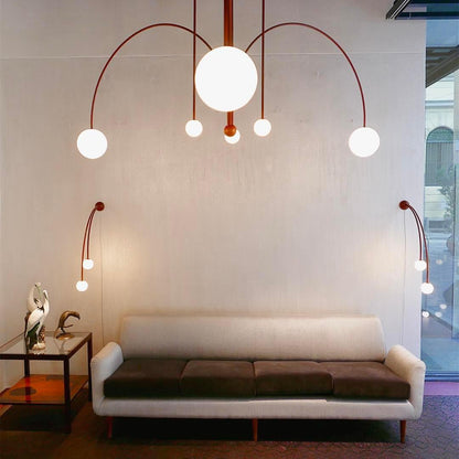 GrandCeleste – Artistieke hanglamp van metaal en glas