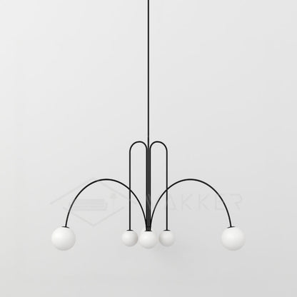 GrandCeleste – Artistieke hanglamp van metaal en glas