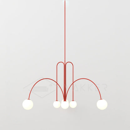 GrandCeleste – Artistieke hanglamp van metaal en glas