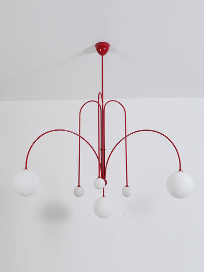 GrandCeleste – Artistieke hanglamp van metaal en glas