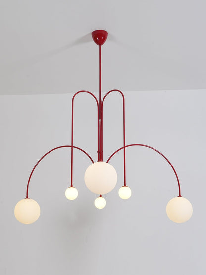 GrandCeleste – Artistieke hanglamp van metaal en glas