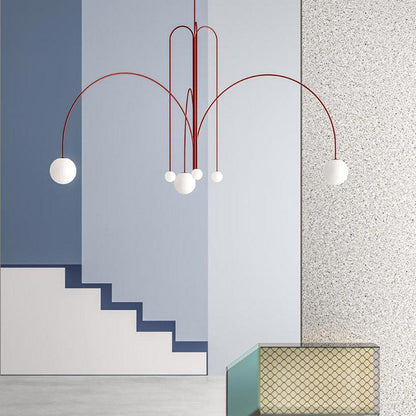 GrandCeleste – Artistieke hanglamp van metaal en glas
