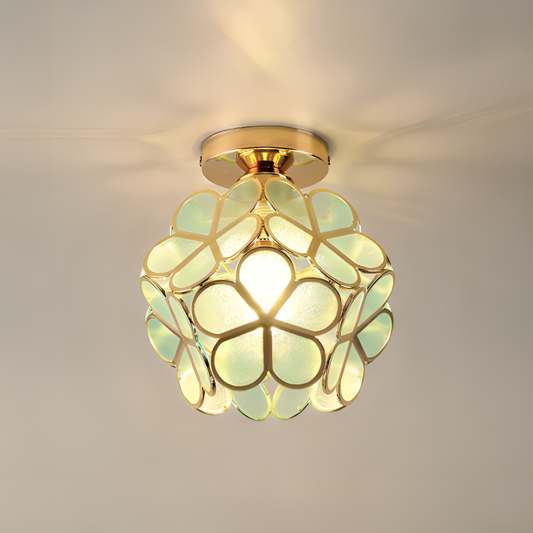 FLORAVA GLOW – Retro plafondlamp in gekleurd PVC