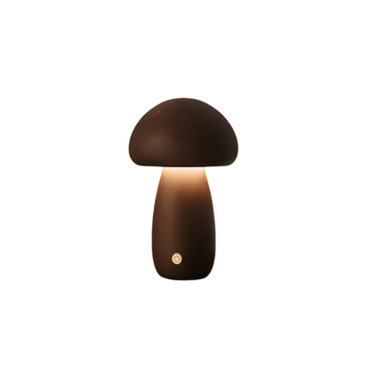 Mycolight – Oplaadbare Houten Paddestoel Tafellamp